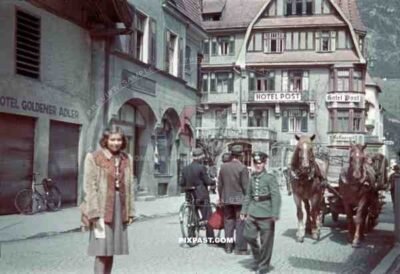 At the Hotel Post in Landeck, Austria ~1940