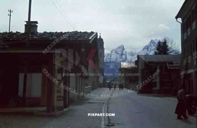 At the Rathausplatz in Berchtesgaden, Germany 1941