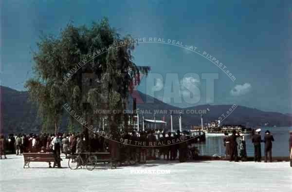 At the Wörthersee in Pörtschach, Austria 1939