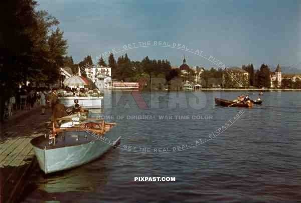At the Wörthersee in Pörtschach, Austria 1939