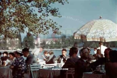 At the Wörthersee in Pörtschach, Austria 1939