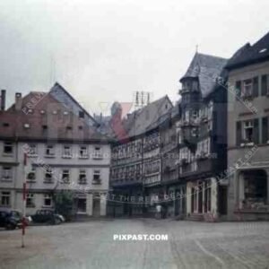At the market place in Miltenberg, Germany 1938