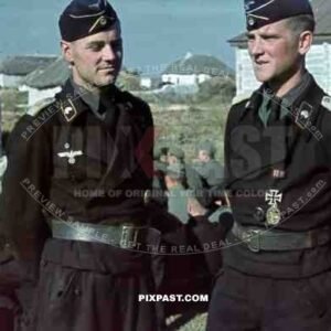 Aufklärungs Panzer officer Strategy meeting, Don, Rostow, July 1942, 22nd Panzer Division