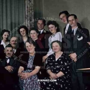 Austrian Luftwaffe pilot wedding day family group Vienna Austria Wien 1941 Hitler mustache apartment vinyl player