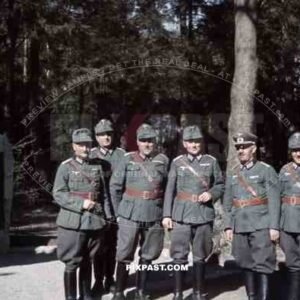 Austrian officers, 4th Mountain Division Enzian, Gebirgs-Artillerie-Regiment 94, Lohengrin Kaserne Innsbruck, 1940,
