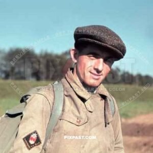 Backpacker travelling through Kelheim Bavaria Summer 1937