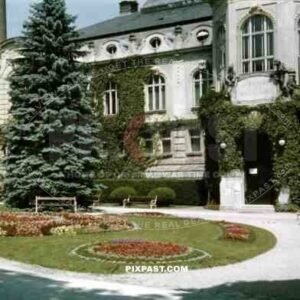 Bath and sanatorium in Baden, Austria 1937
