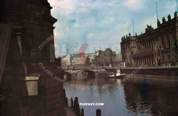 Berlin 1942 Dom (Dome) and the Berliner Börse an der Spree