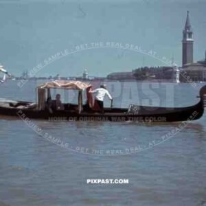Boat in Venice, Italy 1943