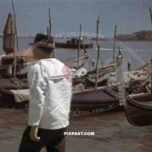 Boats in Venice, Italy 1943