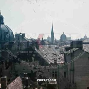 Bombed Karlskirche St Charles’ Church Vienna Austria 1945