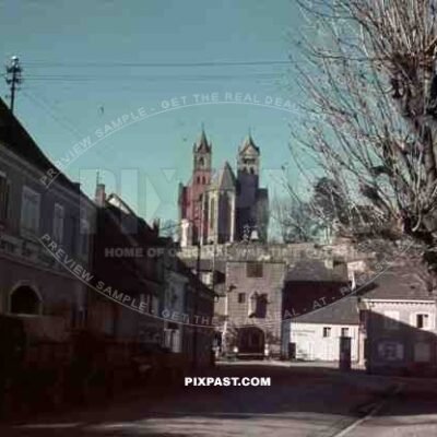 Breisach Germany 1939, Munster Church and Specktor, Ganter Bier, Ablage Truck Lorry,