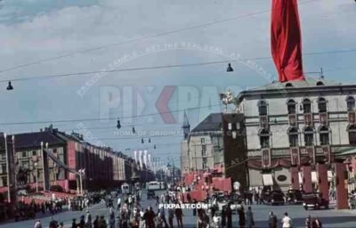 Brienner Strasse / Odeonsplatz in Munich, Germany 1941