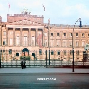 Brunswick Palace Braunschweiger Schloss, located in Braunschweig, Germany June 1939