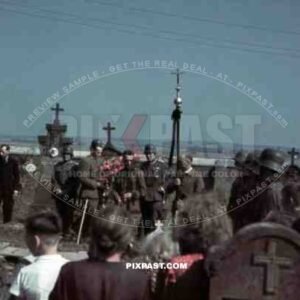 Burial in Hoechstadt an der Aisch, Germany 1943