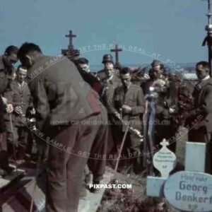 Burial in Hoechstadt an der Aisch, Germany 1943