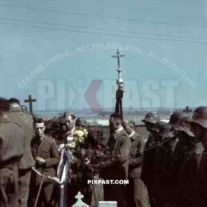 Burial in Hoechstadt an der Aisch, Germany 1943