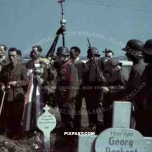 Burial in Hoechstadt an der Aisch, Germany 1943