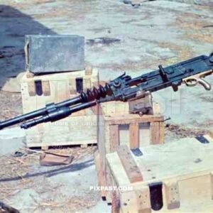 Captured French Hotchkiss Mle 1914 medium machine gun. France 1940.