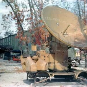 Captured German Radar System Wurzburg. US Army testing facility for captured German equipment D.C. USA 1944