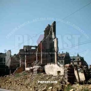 Captured Ruins of Mannheim Germany August 1945