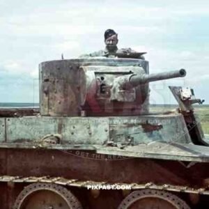 Captured Russian BT-5 with mariupol turret. Panzer Tank, Kharkov, 1942, 22nd Panzer Division, 204th Panzer Regiment.