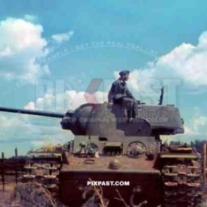 Captured Russian KV-1 model heavy tank 1942 near Stalingrad