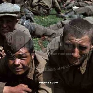 Captured Young Soviet Russian Soldiers POWs, Kiew Ukraine 1941.