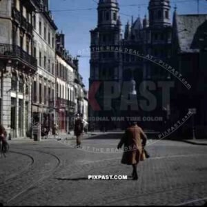 Cathedral St. Michel, Dijon France VE Day (Victory in Europe) May 8th 1945