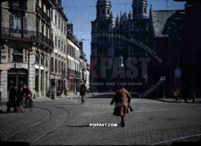 Cathedral St. Michel, Dijon France VE Day (Victory in Europe) May 8th 1945