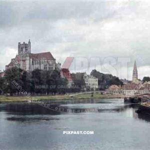 Cathedral in Auxerre, France 1940
