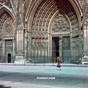 Cathedrale Notre dame de Rouen France 1940