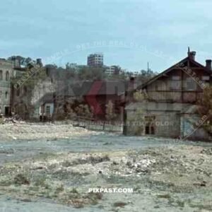 Charkow 1942, Derzhprom, Gosprom building in the occupied Kharkov, 22nd Panzer Division,