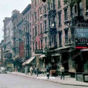 Chinatown New York City USA 1947