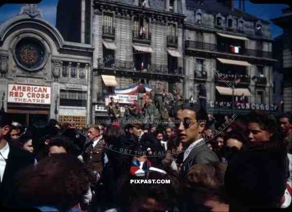 Cinema Le Darcy Dijon France VE Day (Victory in Europe) May 8th 1945 American Red Cross Theatre
