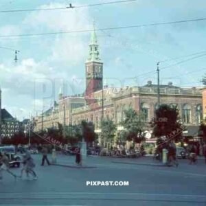 City Hall Square. Copenhagen Denmark 1938