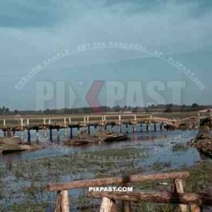Complete Russian T34 Tank Unit sunk in River. Dubno Ukraine. Battle of Brodny 1941. German 9. Infantry Division