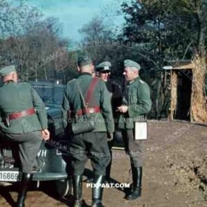 Conversation with PAK artillery officers westwall 1939 bunker car