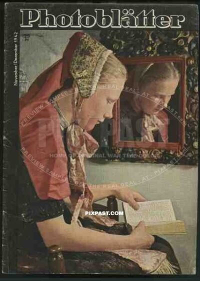 Cover of Photoblatter 1942 November, December, Agfa Photo Magazine, Reuter,Hans,