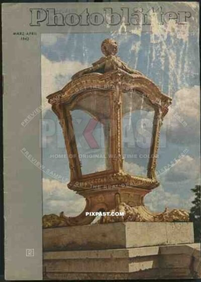 Cover of Photoblatter 1943, March, April, Agfa Photo Magazine, Reuter,Hans,