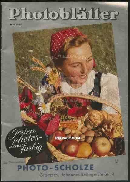Cover of  Photoblatter1939 July, Agfa Photo Magazine, Reuter,Hans,