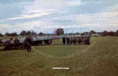 Crash landed Messerschmitt Bf110 of Lehrgeschwader 2. 7.(H)/LG2. South Russia 1941