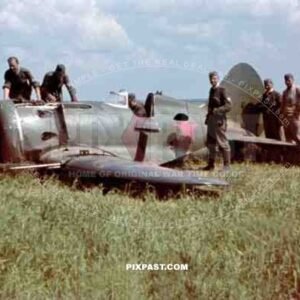 Crashed Polikarpow I-16  near Riwne, Ukraine 1941