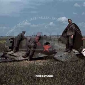 Crashed Polikarpow I-16  near Riwne, Ukraine 1941