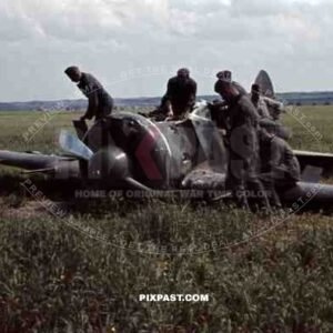 Crashed Polikarpow I-16  near Riwne, Ukraine 1941
