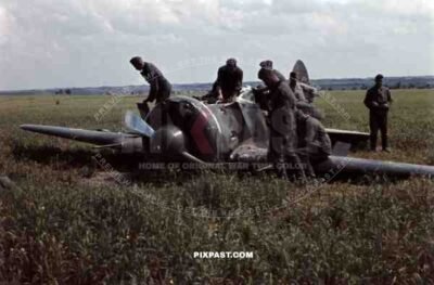 Crashed Polikarpow I-16 near Riwne, Ukraine 1941