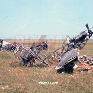 Destroyed Russian fighter planes. Captured by infantry of the 297 Infantry Division near Stalingrad Russia 1942