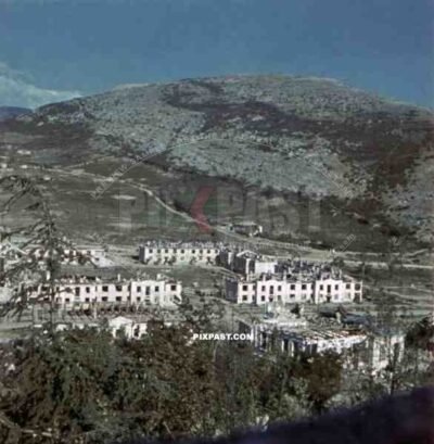 Destroyed buildings in Sevastopol, Crimea 1941
