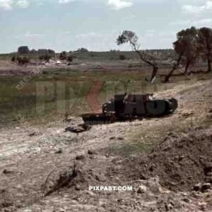 Destroyed tanks near Dubno-Lutsk-Brody, Ukraine 1941