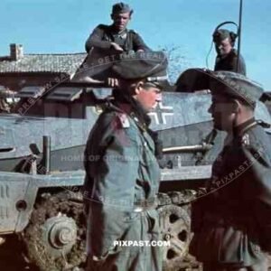 Don, Tschir, 1942, Sd. Kfz. 250/1, Half track with panzer commander, 22nd Panzer Division